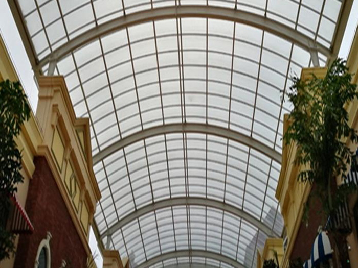 苏州屋面网架顶棚吊装方案